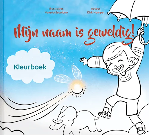 Mijn naam is geweldig! - Gepersonaliseerd kleurboek
